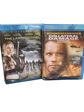 NEW The Last Sentinel & Collateral Damage Blu-ray Set